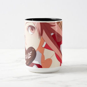 Bicolor Taza del animado