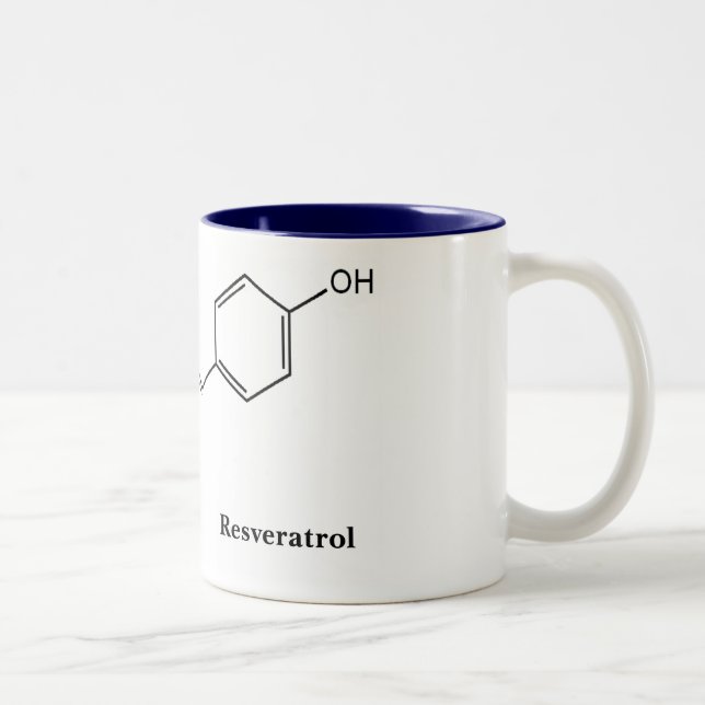 Bicolor Taza del arándano de Resveratrol (Derecha)