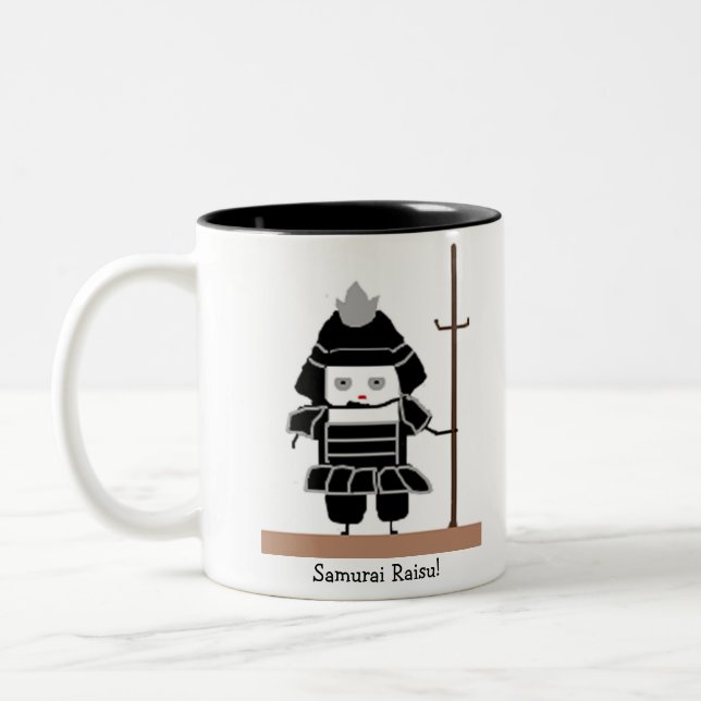 Bicolor Taza del arroz del samurai (Izquierda)