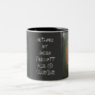 Bicolor Taza del arte de Jaiden