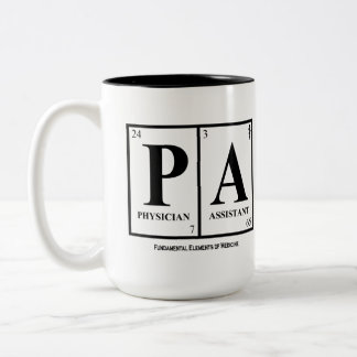 Bicolor Taza del ayudante del médico