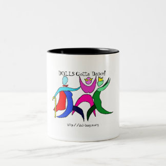 Bicolor Taza del baile