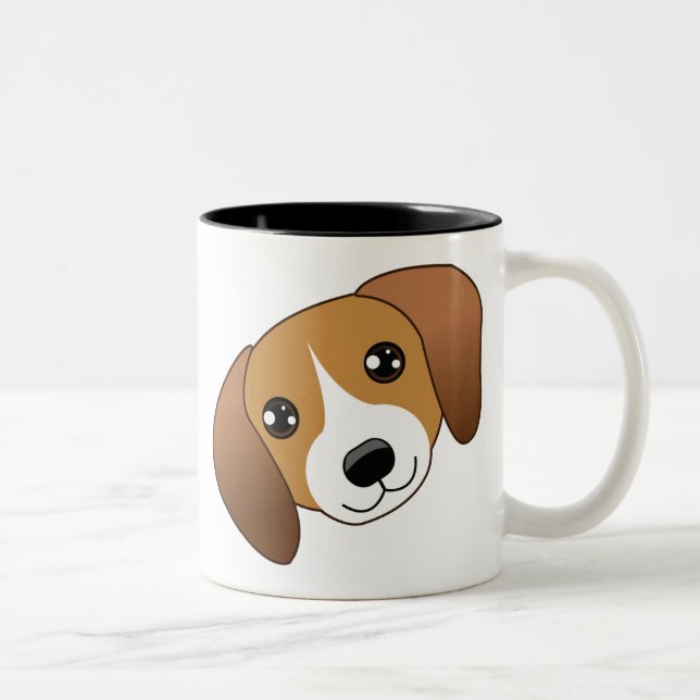Bicolor Taza del beagle (Derecha)