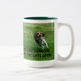 Bicolor Taza del beagle