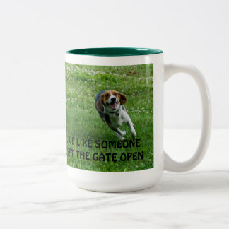 Bicolor Taza del beagle