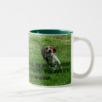 Bicolor Taza del beagle