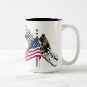 Bicolor Taza del bombero