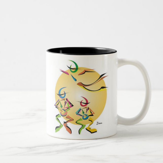 Bicolor Taza del bongo (Derecha)