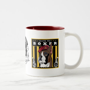 Bicolor Taza del boxeador