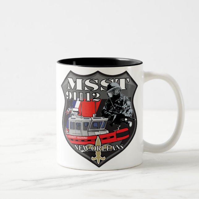 Bicolor Taza del buceador de MSST NOLA (Derecha)