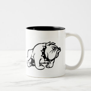 Bicolor Taza del bulldog