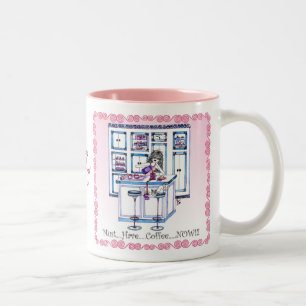 Bicolor TAZA del "café"