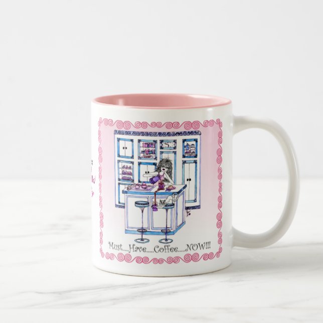 Bicolor TAZA del "café" (Derecha)