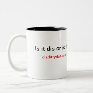 Bicolor Taza del café de Charlie