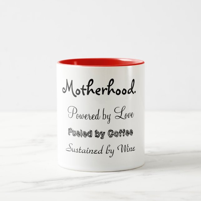 Bicolor Taza del café de la mamá (Centro)