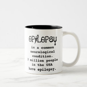 Bicolor TAZA del campo común de la epilepsia