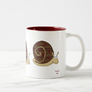 Bicolor Taza del caracol