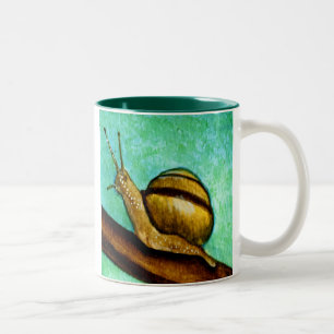 Bicolor Taza del caracol 1