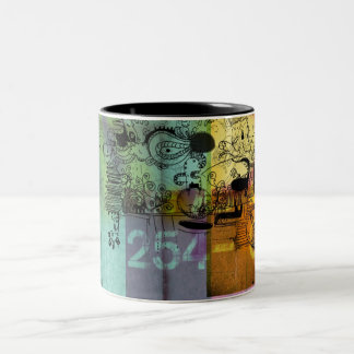 Bicolor taza del carácter