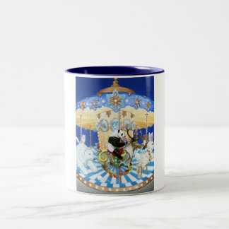 Bicolor Taza del carrusel de Snowland