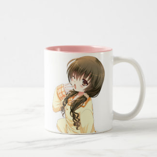 Bicolor Taza del chica de Morinig