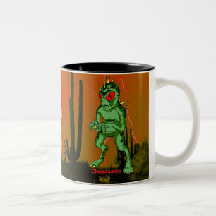 Bicolor Taza del Chupacabra