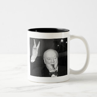 Bicolor taza del churchill