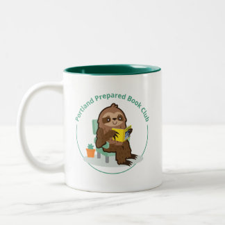Bicolor Taza del club de lectura Portland Prepared