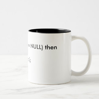 Bicolor Taza del código del programa