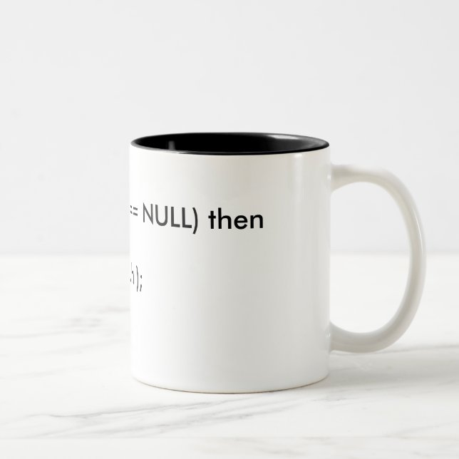 Bicolor Taza del código del programa (Derecha)