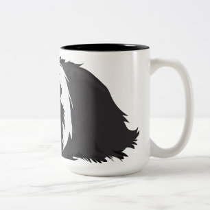 Bicolor Taza del conejillo de Indias de la corona