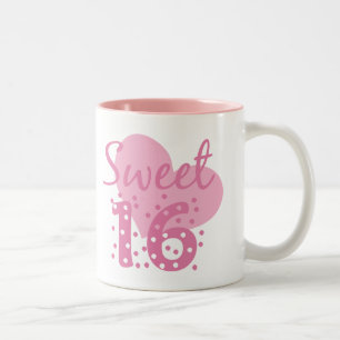Bicolor Taza del confeti del dulce 16