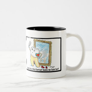 Bicolor Taza del "contacto"