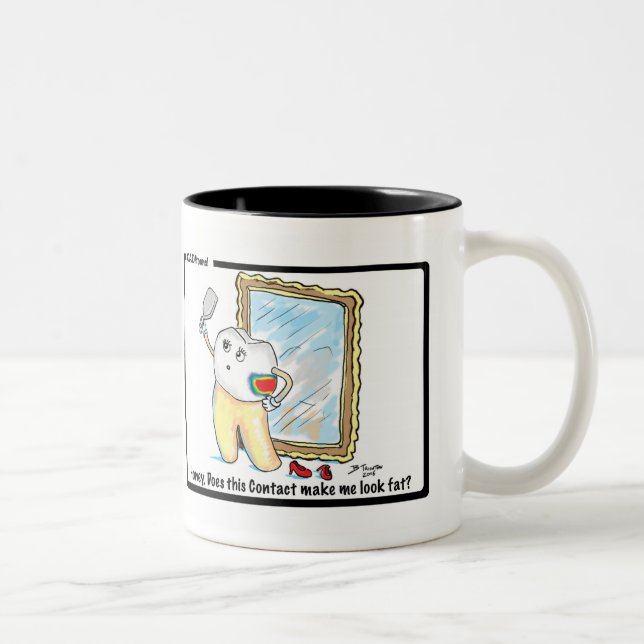 Bicolor Taza del "contacto" (Derecha)