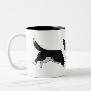 Bicolor Taza del Corgi de Canicula