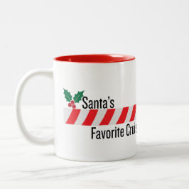 Bicolor Taza del Crucero Favorito de Santa