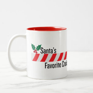 Bicolor Taza del Crucero Favorito de Santa