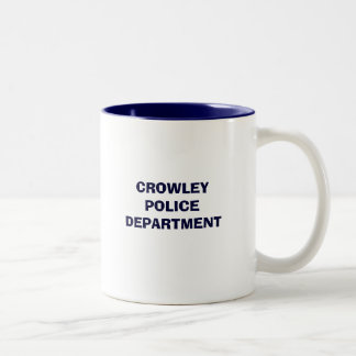 BICOLOR TAZA DEL DEPARTAMENTO DE POLICÍA DE CROWLEY