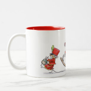 Bicolor Taza del desfile del navidad