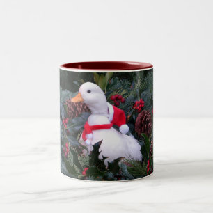 Bicolor Taza del día de fiesta del pato