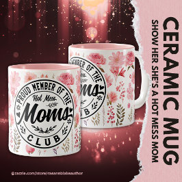 Bicolor Taza del Día de la Madre 'Club de Mamás Desastrosa