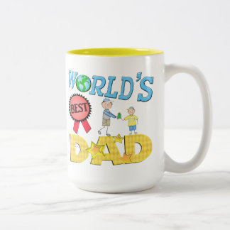 Bicolor Taza del día de padre