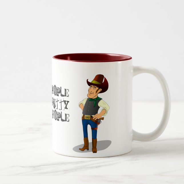 Bicolor Taza del día de padres (Derecha)
