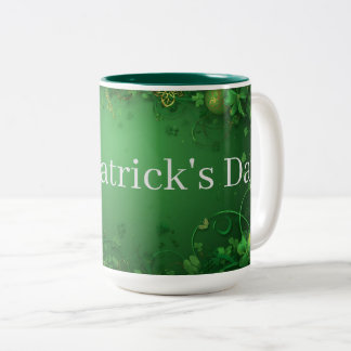 Bicolor Taza del Día de San Patricio