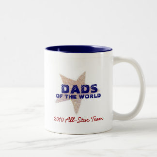 Bicolor Taza del Día del Padre 'All-Star Dad'