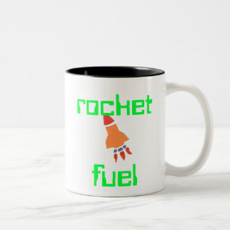 Bicolor Taza del Día del Padre con combustible de cohete