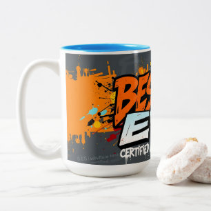 Bicolor Taza del Día del Padre Edición Graffiti Urbano Mej