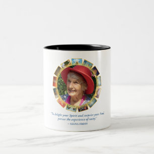 Bicolor Taza del Dos-tono de la cita de la unidad de Seena