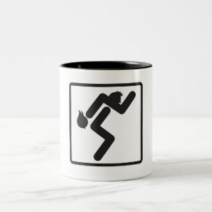 Bicolor Taza del Dos-Tono de la esposa que lleva