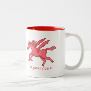 Bicolor Taza del Dos-Tono de la pandilla de Pegaso